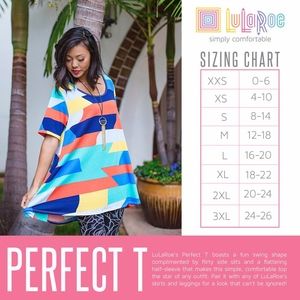 LuLaRoe Tops - New with tags Lularoe Perfect Tee 3XL LuLaRoe Tops - New with tags Lularoe Perfect Tee 3XL